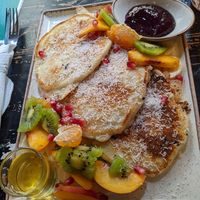 Fluffy vegan pancakes at Feel Green in Split