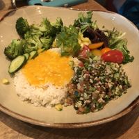 Modern bowl V not gf (couscous) flavours were amazing I was told  at Cactus Club in Saskatoon