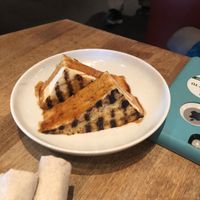 Grilled tofu for the modern bowl, was OK, I'd prefer a pressed and firmer tofu personally  at Cactus Club in Saskatoon