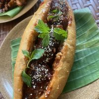 Gourmet vegan Bahn mi 35K!!! 🤤   at Peanuts in Hoi An