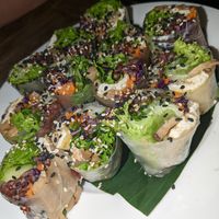 Fresh spring rolls at Peanuts in Hoi An