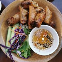 fried spring rolls #Veganuary at Peanuts in Hoi An