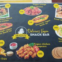 Menu in pictures. at Peanuts in Hoi An