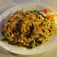 Fried noodles with vegetables  at Ha Noi - Vietnamese Asian Restaurant in Limassol
