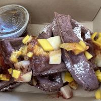 Ube Waffle (vegan/gluten-free)  at understory in Oakland