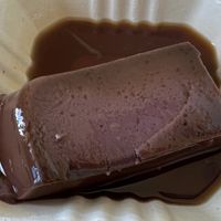 Ube Leche Flan made from coconut custard  at understory in Oakland