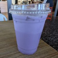 Ube Horchata at understory in Oakland
