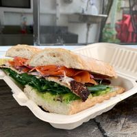 Tofu Banh Mi at Moksha in Rincon