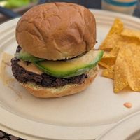 Bori burger at Moksha in Rincon