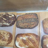 Breads on the counter #Veganuary at Tres Trigos - Laboratorio de Pan in Medellin