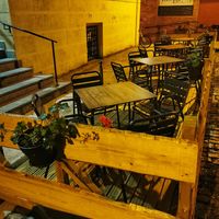 Terrace at Orburu Taberna in San Sebastian