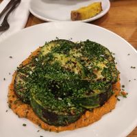Calabacín / Zucchini at Orburu Taberna in San Sebastian