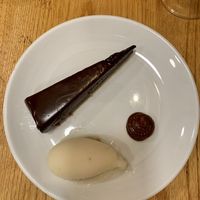 Tarta de chocolate   at Orburu Taberna in San Sebastian