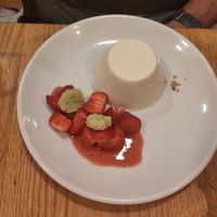 Pana cotta at Orburu Taberna in San Sebastian