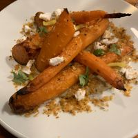 Roasted carrots  at Orburu Taberna in San Sebastian