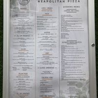 Planta menu   at Planta Cafe & Eatery in Elgin