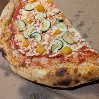 Vegan pizza take away at Planta Cafe & Eatery in Elgin