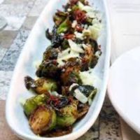 Crispy brussell sprouts- no parmesan  at The Lazy Goat in Greenville