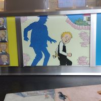 More counter art at Oor Wullie's Braw Fish & Chips in Aberdeen