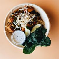 Hot Bowls at Alua's Thrive Bar in Mount Shasta