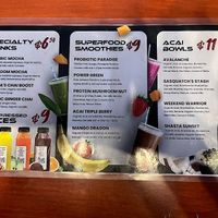  at Alua's Thrive Bar in Mount Shasta