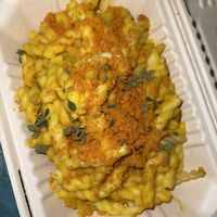 Mac’n’ease at Vegan Pizzeria in San Juan