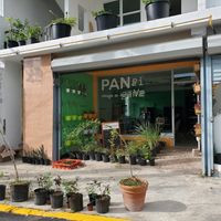 Así se vé el local de la pizzería Ⓥegana at Vegan Pizzeria in San Juan