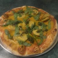 Margherita pizza   at Vegan Pizzeria in San Juan