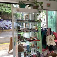 Al types of Oli and magic crystals  #Veganuary at Diosa Vegana in Playa Del Carmen