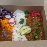 Curry at Radish  in Porthleven