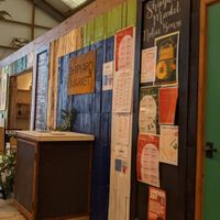 Outside at Radish  in Porthleven