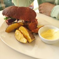 Hamburguesa de quorn at Luleå in Alicante