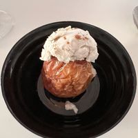 Baked apple with ice cream   at Luleå in Alicante