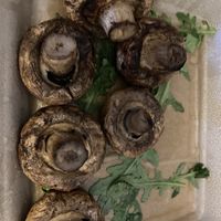 Grilled mushrooms   at Simply 33 in Prague