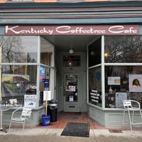 Store front   at Kentucky Coffeetree Cafe in Frankfort