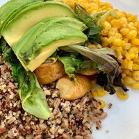 Warm ancient grains - just ok, needed to add some salt  at Boatyard in Fort Lauderdale