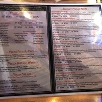 Vegan menu!! ☺️☺️ be sure to request it.  at The Pie in South Salt Lake