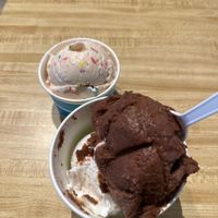 Cherry sorbet/pina colada  at True North in Marshall