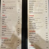 menu next pages  at Karma Lounge in Yorba Linda