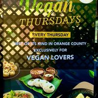 Vegan Thursdays at Karma Lounge  at Karma Lounge in Yorba Linda