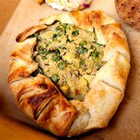 Samosa galette at Shru's Kitchen  in San Mateo