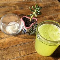 Agua de día at Seta Rosa in Ensenada