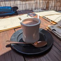 Hot chocolate at Seta Rosa in Ensenada