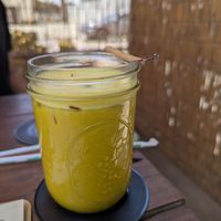Golden milk at Seta Rosa in Ensenada