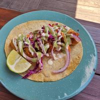 Cauliflower taco at Seta Rosa in Ensenada