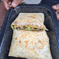 Burrito negro at Seta Rosa in Ensenada