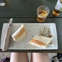 goodwich tortilla  at Banova Villa Beach Bar in Rab