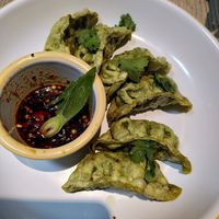 Vegan gyoza at Umi in Tenby