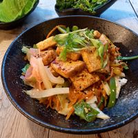 Tofu main dish at Umi in Tenby