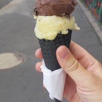 Aloe and Chocolat at Vegan Ice Cream & Coffee in Prague